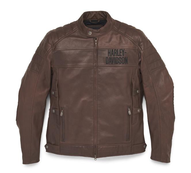 HARLEY-DAVIDSON® MENS FREMONT TRIPLE VENT LEATHER JACKET