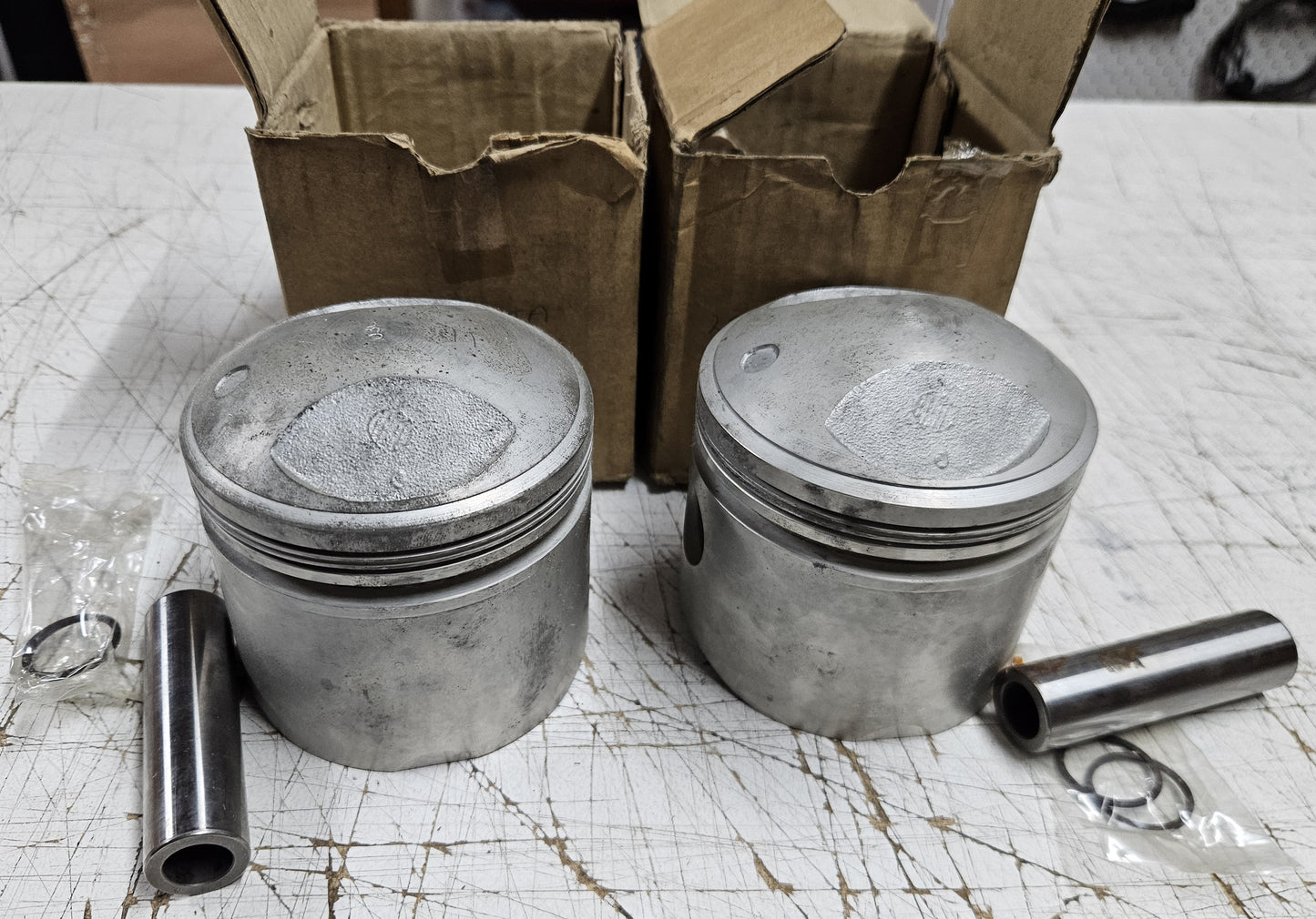 PISTON KIT - .030 OS - 1974-1980 SHOVELHEAD MODELS LOW COMP 1200CC - NO RINGS