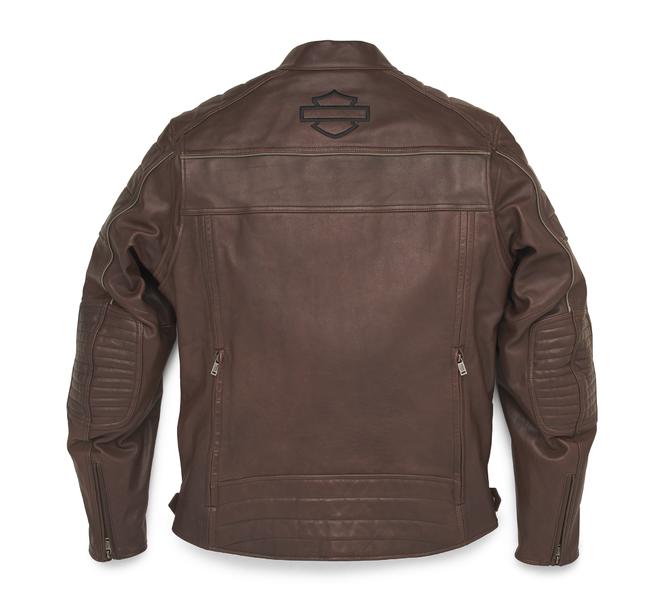 HARLEY-DAVIDSON® MENS FREMONT TRIPLE VENT LEATHER JACKET