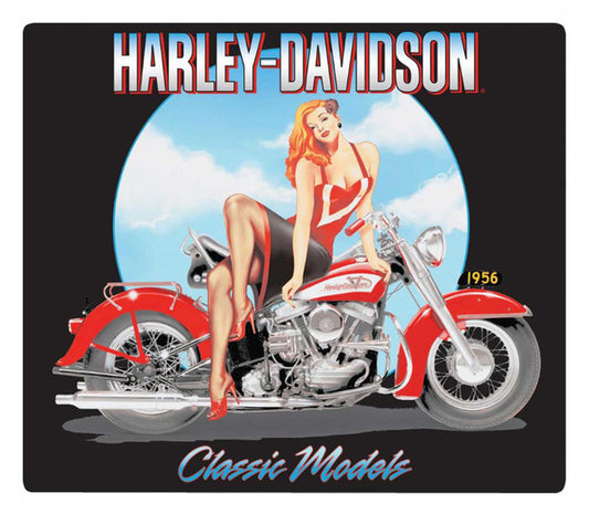 HARLEY-DAVIDSON® CLASSIC MODELS BABE EMBOSSED TIN SIGN
