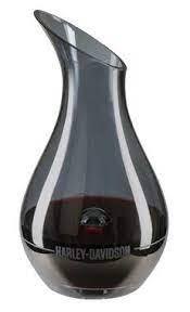 HARLEY-DAVIDSON® SMOKE GREY WINE DECANTER