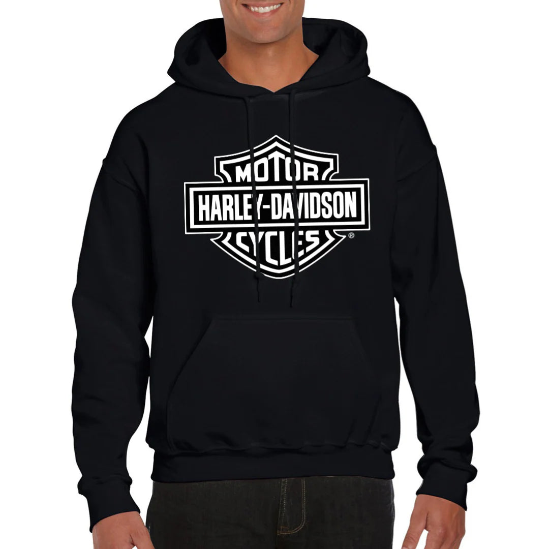 HARLEY-DAVIDSON® MENS WHITE B&S HOODY