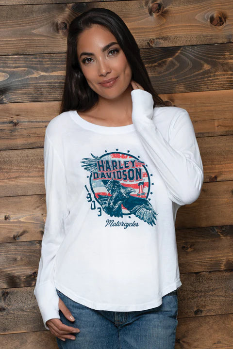 HARLEY-DAVIDSON® WOMENS DUTIFUL LONG SLEEVE TEE