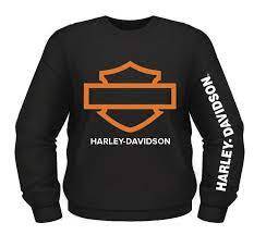 HARLEY-DAVIDSON® OUTLINE BLACK CREWNECK