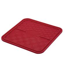 HARLEY-DAVIDSON® BAR & SHIELD RED PLAID SILICONE TREAT 'LICK' MAT