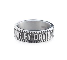 HARLEY-DAVIDSON® MENS RAISED LOGO RING