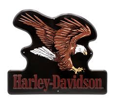 HARLEY-DAVIDSON® SWOOPING EAGLE METAL SIGN