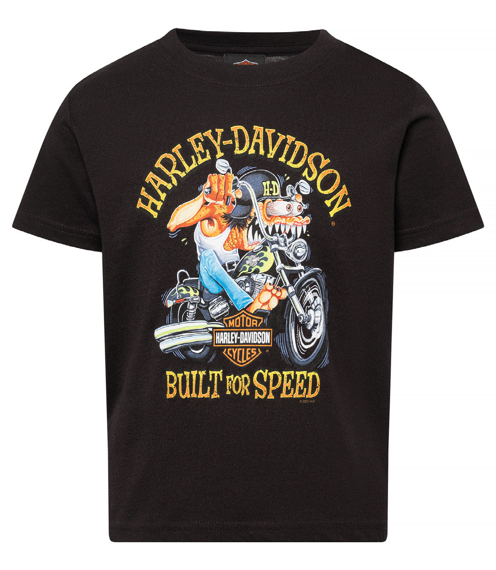 HARLEY-DAVIDSON® VILLIAN BLACK B&S YOUTH TEE