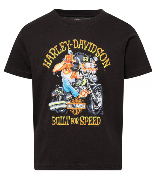 HARLEY-DAVIDSON® VILLIAN BLACK B&S YOUTH TEE