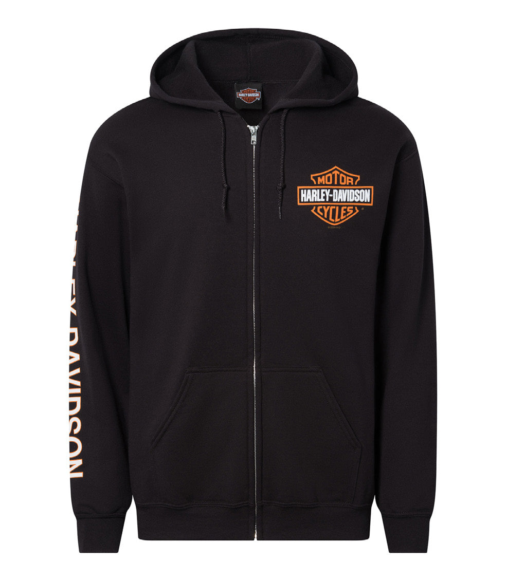 HARLEY-DAVIDSON® MENS B&S ZIP HOODIE