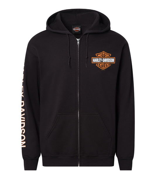 HARLEY-DAVIDSON® MENS B&S ZIP HOODIE