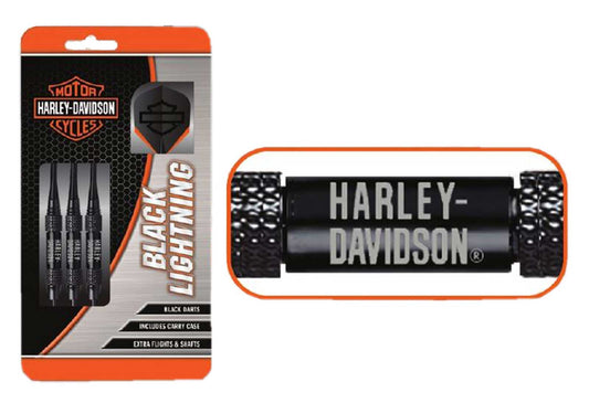 HARLEY-DAVIDSON® BLACK LIGHTNING BAR & SHIELD 22g STEEL TIP DARTS (3PK)