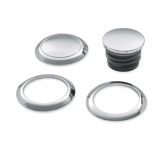 HARLEY DAVIDSON® FLUSH-MOUNT FUEL CAP AND LEFT SIDE TANK CAP KIT