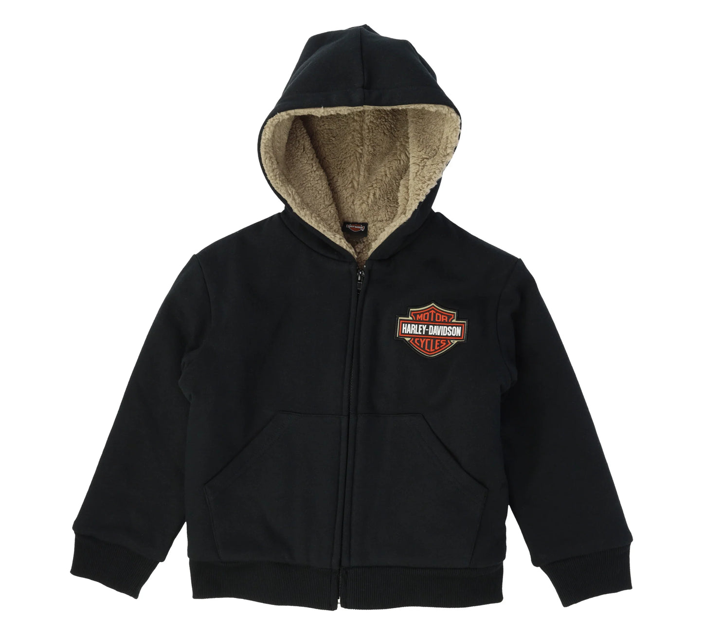 HARLEY-DAVIDSON® BOYS SHERPA LINED HOODED FLEECE
