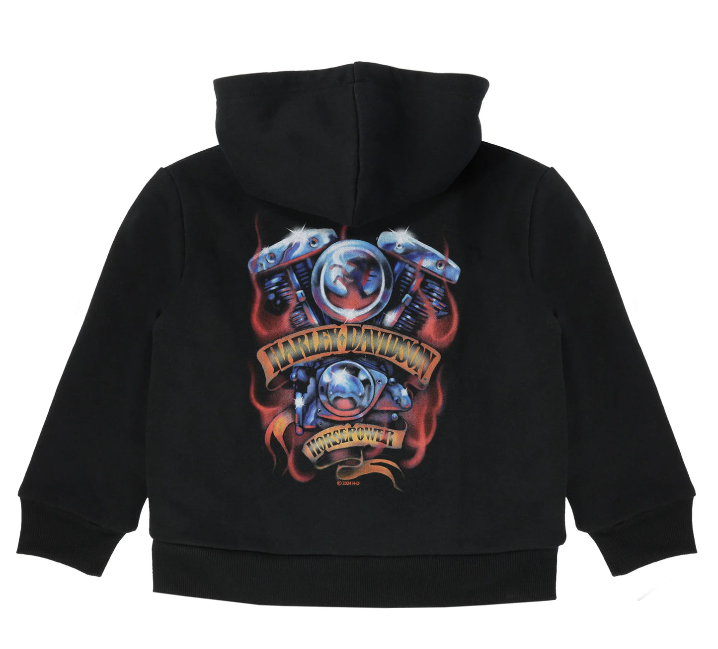 HARLEY-DAVIDSON® BOYS SHERPA LINED HOODED FLEECE