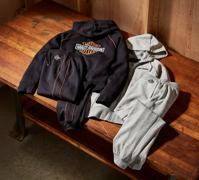 HARLEY-DAVIDSON® WOMENS CLASSIC BAR & SHIELD ZIP FRONT HOODIE