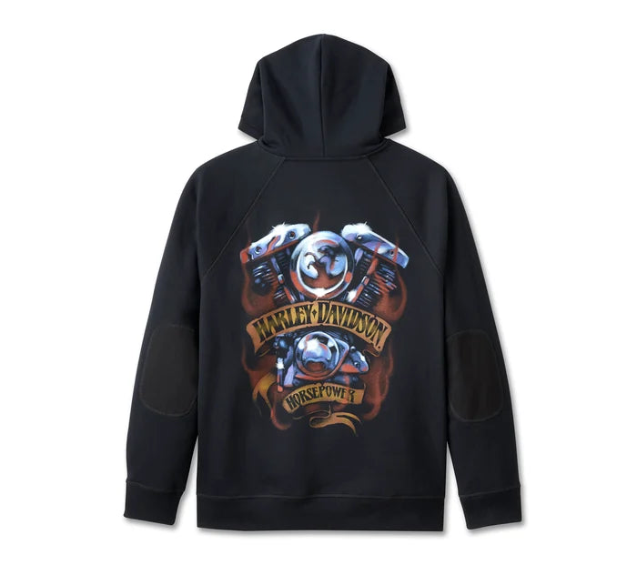 HARLEY-DAVIDSON® LOADED WITH HORSEPOWER MENS HOODIE