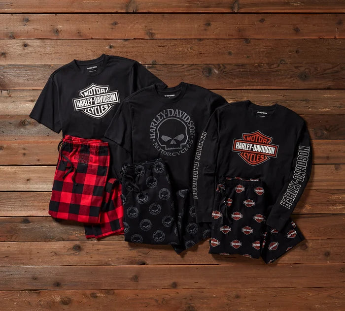HARLEY-DAVIDSON® MENS BAR & SHIELD SHORT SLEEVE PYJAMA SET