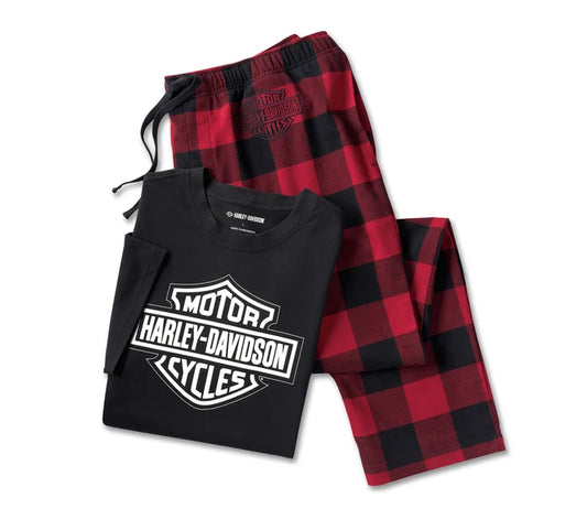 HARLEY-DAVIDSON® MENS BAR & SHIELD SHORT SLEEVE PYJAMA SET