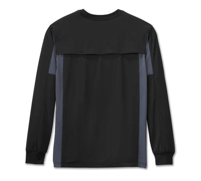 HARLEY-DAVIDSON® MENS TECH MESH LONG SLEEVE TEE