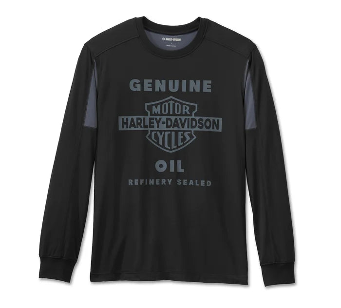 HARLEY-DAVIDSON® MENS TECH MESH LONG SLEEVE TEE