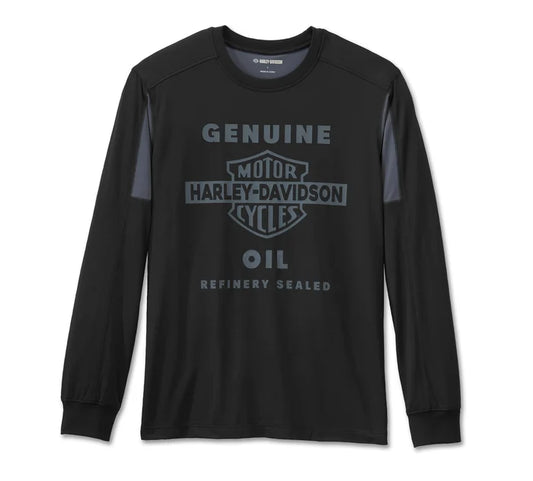 HARLEY-DAVIDSON® MENS TECH MESH LONG SLEEVE TEE