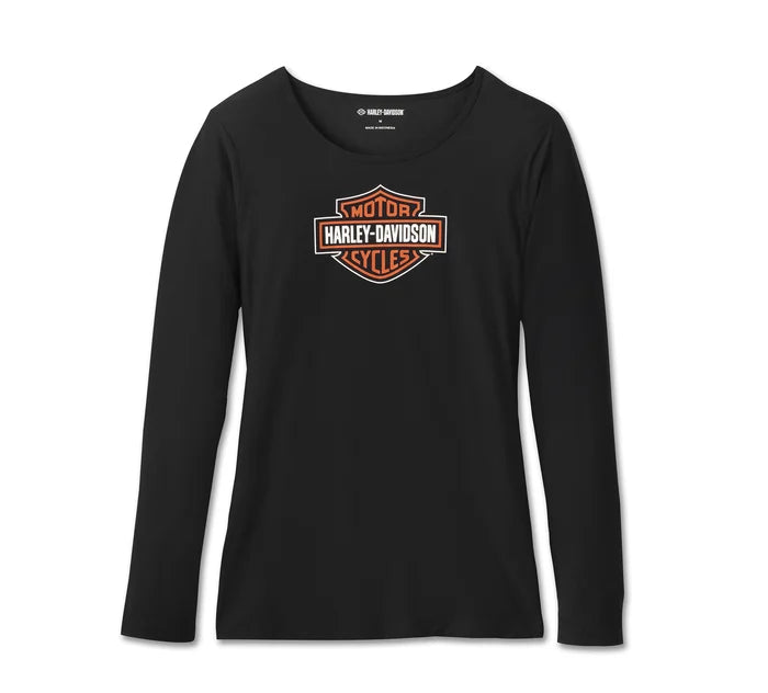 HARLEY-DAVIDSON® WOMENS BAR & SHIELD LONG SLEEVE PYJAMA SET