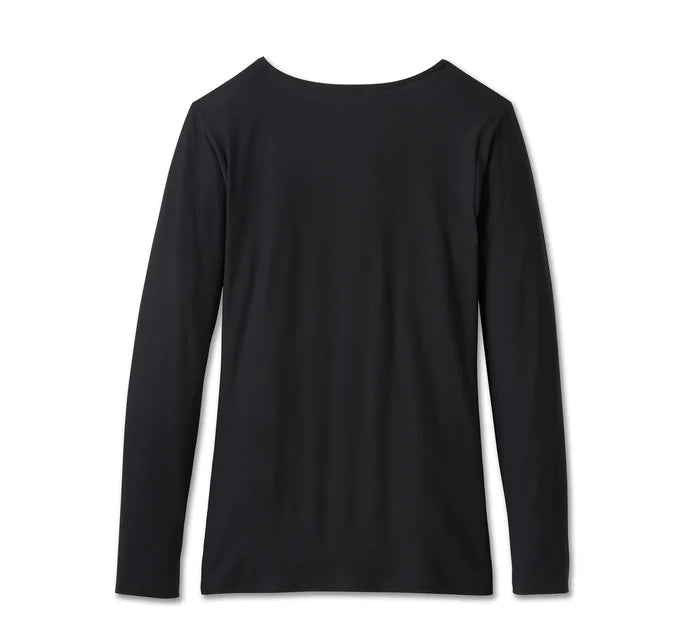 HARLEY-DAVIDSON® WOMENS BAR & SHIELD LONG SLEEVE PYJAMA SET