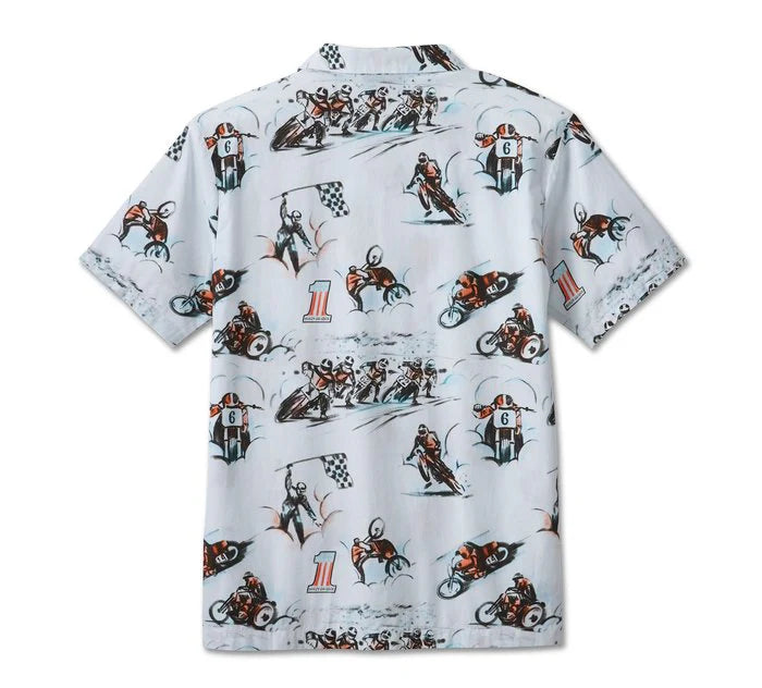 HARLEY-DAVIDSON® MENS TWISTY ALOHA PRINT SHIRT