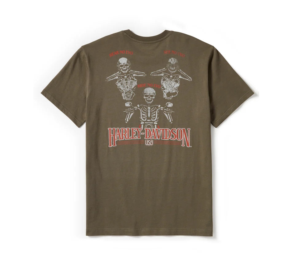 HARLEY-DAVIDSON® MENS SEE NO EVO GRAPHIC TEE