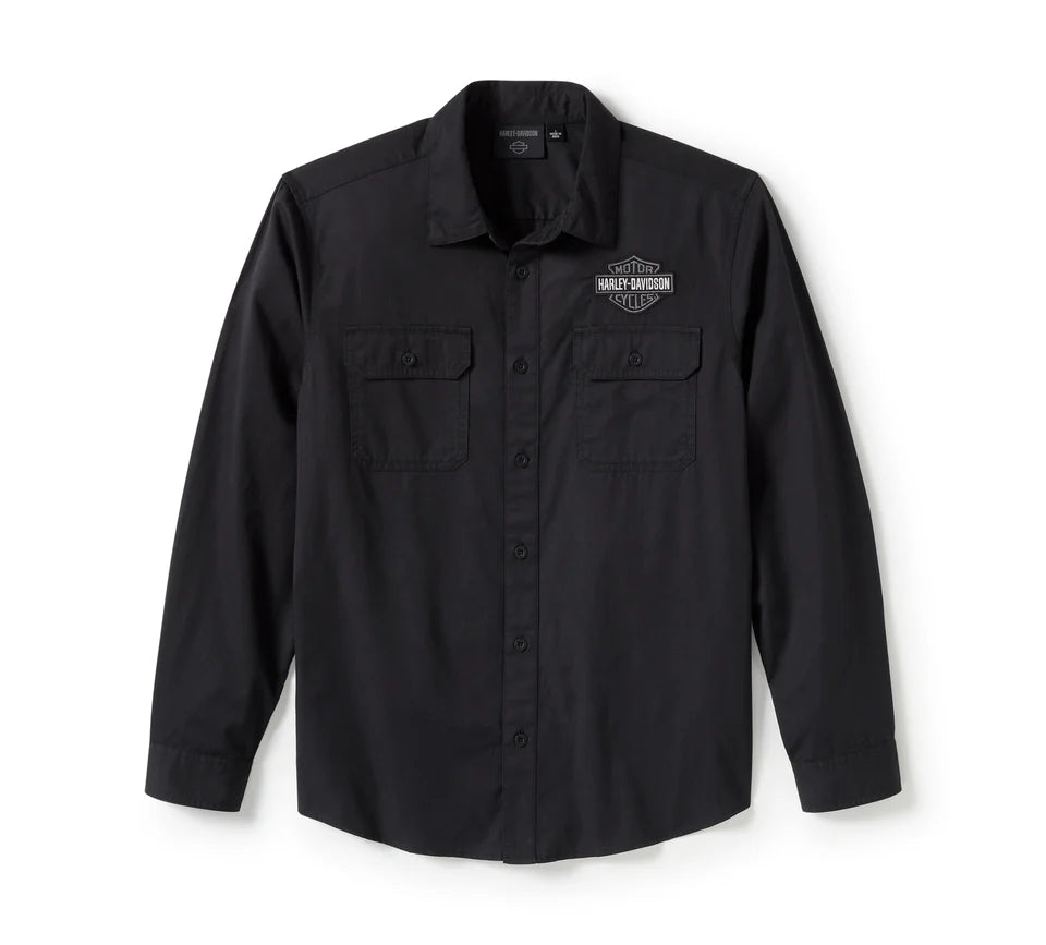 HARLEY-DAVIDSON® MENS BAR & SHIELD LONG SLEEVE SHIRT