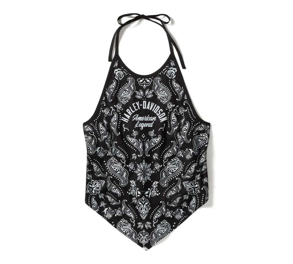 HARLEY-DAVIDSON® WOMENS CLASSIC PAISLEY BANDANA HALTER