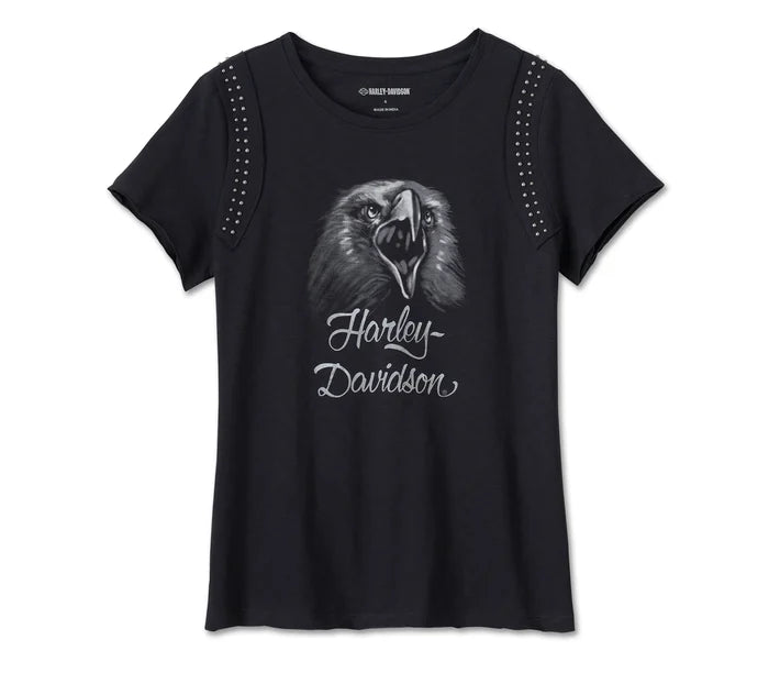 HARLEY-DAVIDSON® WOMENS MONUMENT VALLEY EMBELLISHED TEE