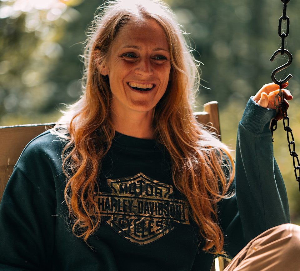 HARLEY-DAVIDSON® LADIES REALTREE BLACK JUMPER