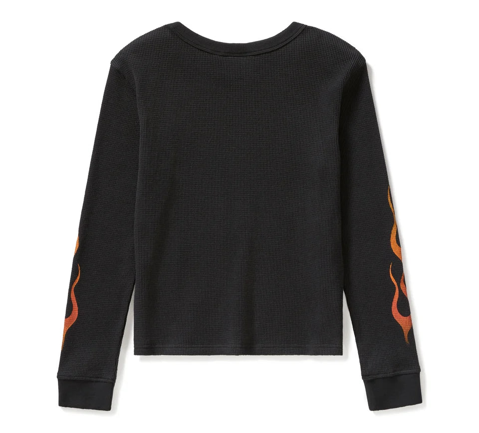 HARLEY-DAVIDSON® WOMENS TOP KNIT BLK