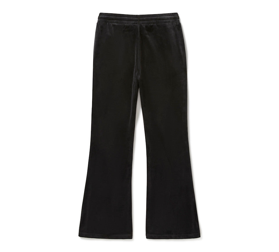 HARLEY-DAVIDSON® WOMENS BLACK VELOUR PANT