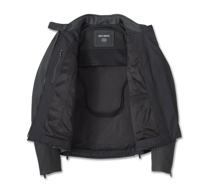 HARLEY-DAVIDSON® WOMENS ORACLE WATERPROOF LEATHER RIDING JACKET