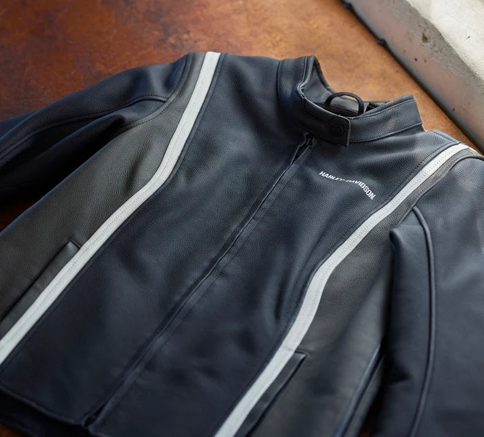 HARLEY-DAVIDSON® WOMENS ORACLE WATERPROOF LEATHER RIDING JACKET