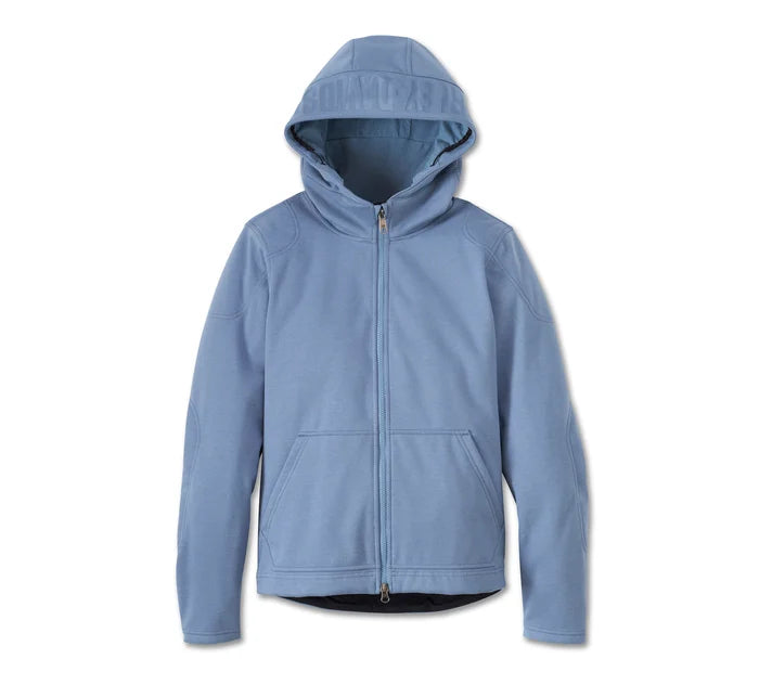 HARLEY-DAVIDSON® WOMENS DEFLECTOR 2.0 HOODED RIDING FLEECE JACKET