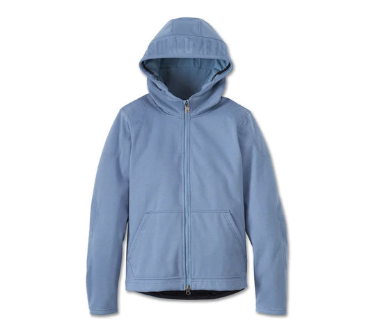 HARLEY-DAVIDSON® WOMENS DEFLECTOR 2.0 HOODED RIDING FLEECE JACKET