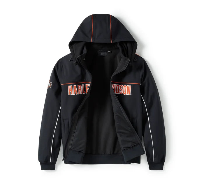 HARLEY-DAVIDSON® MENS IDYLL WINDPROOF SOFT SHELL JACKET