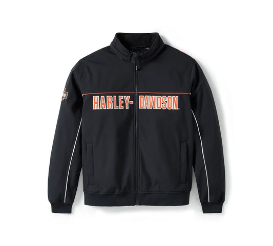 HARLEY-DAVIDSON® MENS IDYLL WINDPROOF SOFT SHELL JACKET
