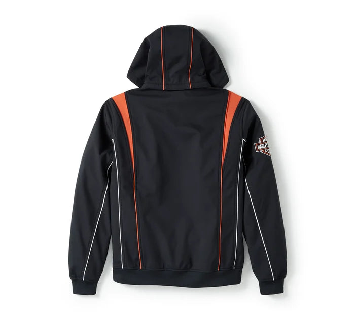 HARLEY-DAVIDSON® MENS IDYLL WINDPROOF SOFT SHELL JACKET