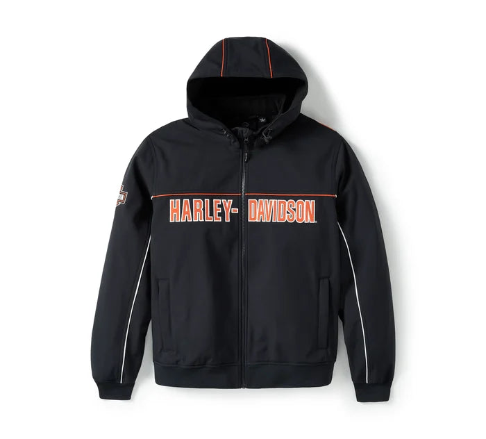 HARLEY-DAVIDSON® MENS IDYLL WINDPROOF SOFT SHELL JACKET