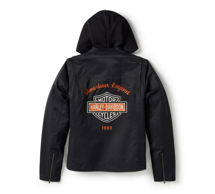 HARLEY-DAVIDSON® WOMENS MISS ENTHUSIAST 3-IN-1 TEXTILE JACKET