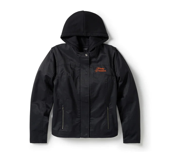 HARLEY-DAVIDSON® WOMENS MISS ENTHUSIAST 3-IN-1 TEXTILE JACKET