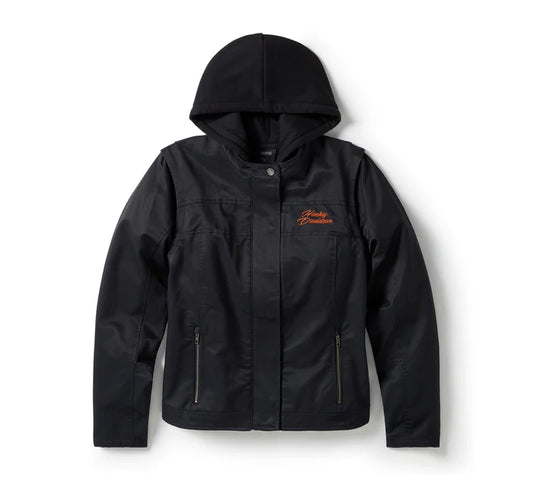 HARLEY-DAVIDSON® WOMENS MISS ENTHUSIAST 3-IN-1 TEXTILE JACKET