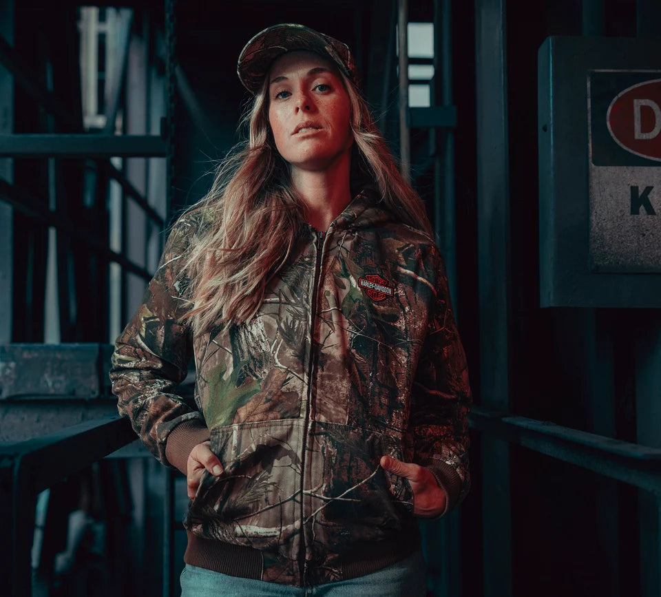 HARLEY-DAVIDSON® WOMENS REALTREE APG TWILL JACKET