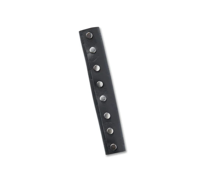 HARLEY-DAVIDSON® BAR & SHIELD LEATHER PONYTAIL WRAP