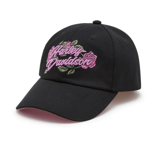 HARLEY-DAVIDSON® ROSE & THORN STRAPBACK CAP